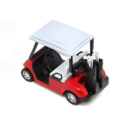 Universal Chariot de golf électro-pneumatique de cour graduée 1/20 en alliage moulé sous pression pour retirer le modèle de voiture écologique Série de cadeaux pour enfants | Chariot jouet moulé sous pression (rouge)