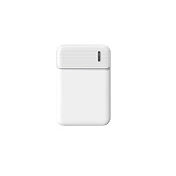 Muvit Powerbank 5000mAh Compact et Puissant Lithium-ion polymère Blanc