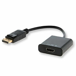 Savio CL-55 câble vidéo et adaptateur 0,2 m DP HDMI A Noir