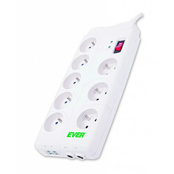 Surge protector Home 2m 8 outlets USB