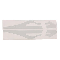 Acheter Broches Stripe Tape Vinyl Decal Autocollants De Voiture Steamline Dual Line Silver