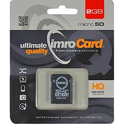 IMROCARD - Carte mémoire Micro SDHC - 2GB 