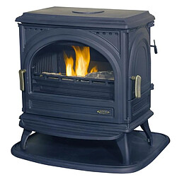 Poêle à bois fonte 9kw anthracite - 366102 - GODIN