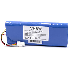 vhbw batterie compatible avec Samsung Navibot SR9630, VC-RA50VB, VC-RA52V, VC-RA84V, VC-RE70V, VC-RE72V robots domestiques (1500mAh, 14.4V, NiMH)