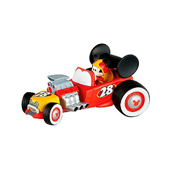 BULLYLAND - Bullyland Mickey Mouse Figurine Disney Junior Pilote de Course Micky dans Voiture, 15459