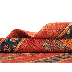 Vidal Tapis de couloir en laine 197x84 rouge Kashkuli pas cher