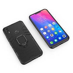 Acheter Wewoo Coque Housse de protection antichoc PC + TPU pour Vivo V9, avec support d'anneau magnétique (noir)