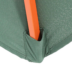 Mendler Parasol Florida, parasol de jardin parasol de marché, Ø 3m polyester/bois ~ vert olive