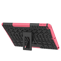 Acheter Wewoo Housse Étui Coque Pour iPad 10.2 Texture TPU + PC antichoc avec support rose