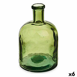 Gift Decor Bouteille Décoration Largeur 15 x 23,5 x 15 cm Vert (6 Unités)