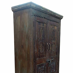 Acheter Armoire Alexandra House Living Marron Bois Recyclé 41 x 210 x 125 cm