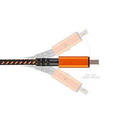 Avis Xtorm Câble XTREME USB-A vers Lightning - 1.5m Orange