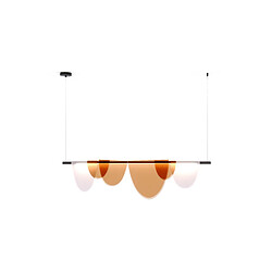 ICONIK INTERIOR Lampe Suspendue - Design Moderne - Kret Ambre