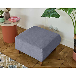 Acheter Bestmobilier Cristal - pouf modulable - 65 cm - en velours texturé