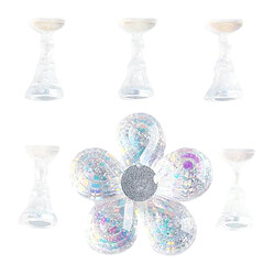 Nail Art Holder Magnetic Crystal 5 Conseils Pratique Présentoir Blanc