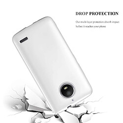 Acheter Cadorabo Coque Motorola MOTO E4 Etui en Argent