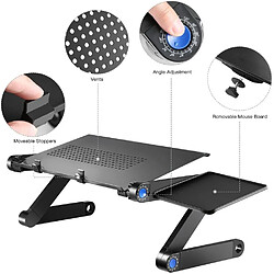 Universal Support d'ordinateur portable U-Kiss, bureau pour ordinateur portable, table portable Table portable avec planche de souris pour plateau de lit Tray -tiling Plateau de stockage pour canapés, Réserver