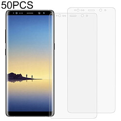 Wewoo 50 PCS 3D Curved Full Cover Soft Film PET Film Protecteur d'écran pour Galaxy Note 8