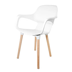 Fauteuil Avec Accoudoirs Italia Blanc Gasoline