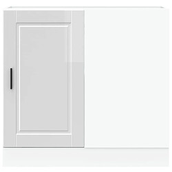 Acheter vidaXL Armoire de cuisine Porto blanc brillant bois ingénierie