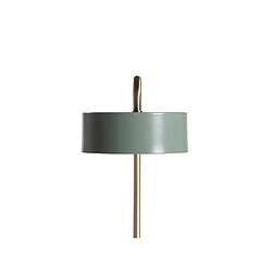 Vente-Unique Lampe à poser style vintage - Métal - H. 40 cm - Vert olive et doré - OTILIE