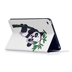 Acheter Etui en PU impression motif protection stand panda sur bambou pour votre Apple iPad Mini 4