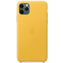 Acheter Apple Coque Leather pour iPhone 11 Pro Max - Meyer Lemon