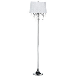 Beliani Lampadaire en métal blanc 170 cm EVANS