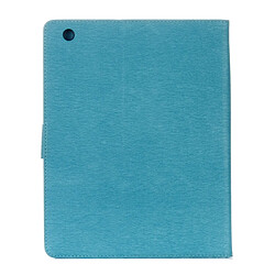 Avis Wewoo Smart Cover bleu pour iPad 4 fleurs pressées motif papillon flip horizontal PU étui en cuir avec boucle magnétique et titulaire fentes cartes porte-monnaie