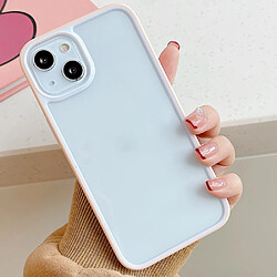 Coque en TPU + acrylique bicolore rose pour iPhone 13 6.1 pouces