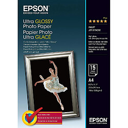 Epson Ultra Glossy Photo Paper - A4 - 15 Feuilles