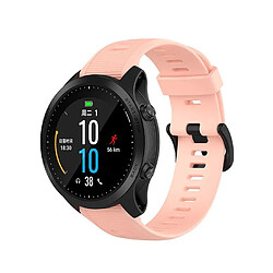 Bracelet de rechange compatible pour Garmin Forerunner 945/935 Fenix5 Quatix5 Sapphire Approach S60 Rose claire