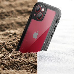 Acheter Coque Intégrale pour iPhone 13 Mini Waterproof IP68 Redpepper Contour Noir