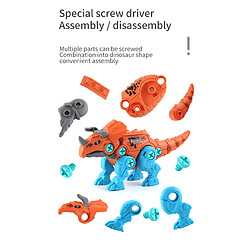 Acheter Universal 4 DIY Assemblés Enfants Dinosaures Tyrannosaurus Rex Triangle Licorne Blocs de construction Jouets Garçons Enfants Cadeaux | Blocs de serrage