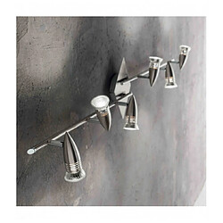 Ideal Lux Plafonnier ALFA 6 ampoules - Nickel