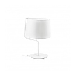 faro Lampe de table blanche Berni 1 ampoule