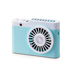 YP Select Creative Multi-fonction Rechargeable Portable Mini Ventilateur Petit Personnel USB Bureau Ventilateur Portable Table De Bureau Ventilateur De Refroidissement-Bleu