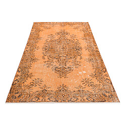 Avis Vidal Tapis de laine 216x112 orange Ultra Vintage