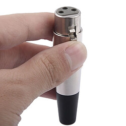 Acheter Wewoo Adaptateur de connecteur de microphone femelle XLR à 3 broches