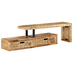 Maison Chic Meuble TV scandinave - Banc TV pour salon bois massif de manguier -MN53192