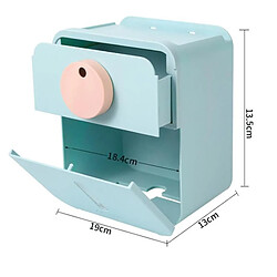 Acheter Universal Porte-papier toilette Boîte de rangement murale étanche Bac à papier de salle de bains Rouleau de papier Organisateur de tubes Double distributeur