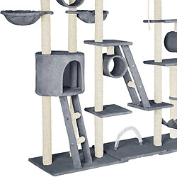 Acheter Tectake Arbre à Chat Snooky 261 cm - gris