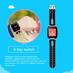 Avis Montre intelligente étanche multifonction enfants positionnement montre-bracelet numérique bébé montres téléphone59