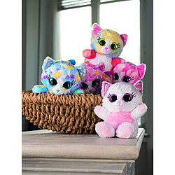 Heinrich Bauer 14244 ? Blickfänger lashy Peluche Chat, Paillettes, 20 cm, Multicolore