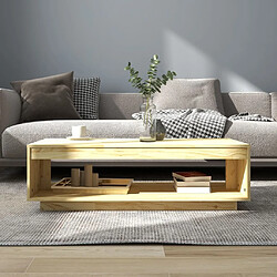 Avis Maison Chic Table basse,Table Console Table d'appoint, Table pour salon 110x50x33,5 cm bois de pin massif -MN42577