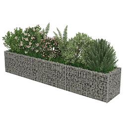 Acheter Maison Chic Jardinière,Lit surélevé - Bac à fleurs - pot de fleur à gabion Acier galvanisé 270x50x50 cm -GKD61658