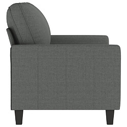 Acheter Maison Chic Canapé à 2 places,Sofa de Salon,Canapé droit Gris foncé 120 cm Tissu -GKD716382