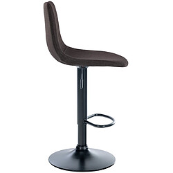 Acheter Non Tabouret de bar Divo tissu noir