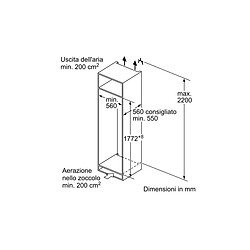 Acheter Réfrigérateur 1 porte intégrable à pantographes 280l - KI82LVFE0 - SIEMENS