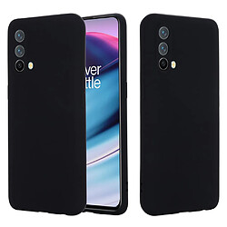 Coque en silicone mince, léger, antichoc avec sangle noir pour votre OnePlus Nord CE 5G